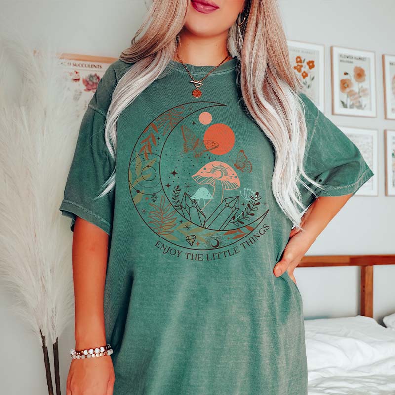 Mystic Moon And Sun Boho Celestial T-Shirt