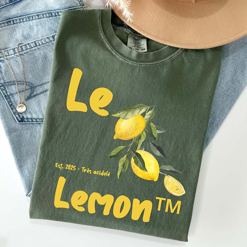 Vintage Lemon Aesthetic Retro T-Shirt