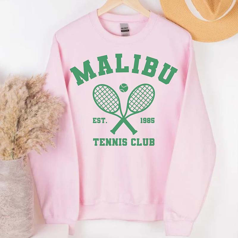 Vintage Malibu Tennis Club Sweatshirt