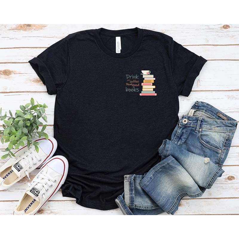 Book Lover Gift Reading Coffee T-Shirt