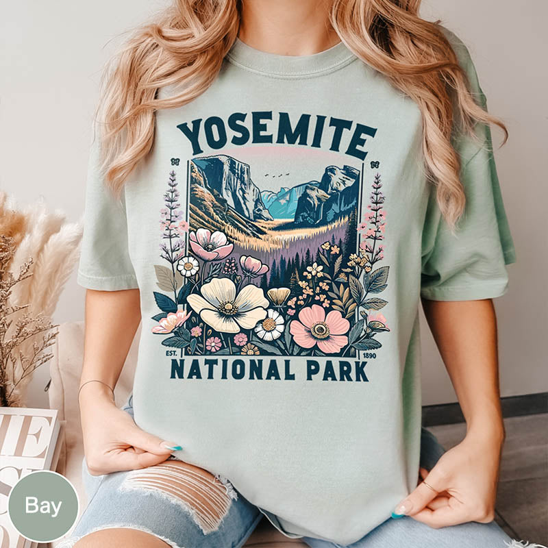 Yosemite Wildflower National Park T-Shirt