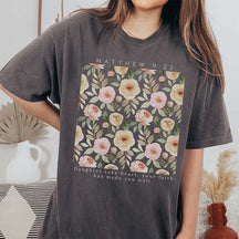 Boho Christian Summer Wildflowers T-Shirt