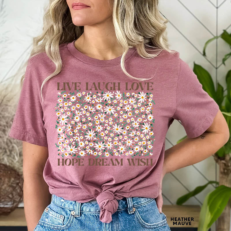 Aesthetic Wildflower Positive T-Shirt