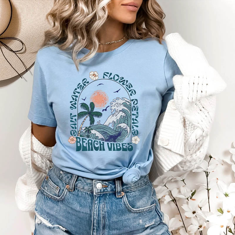 Fun Vintage Beach Ocean T-Shirt