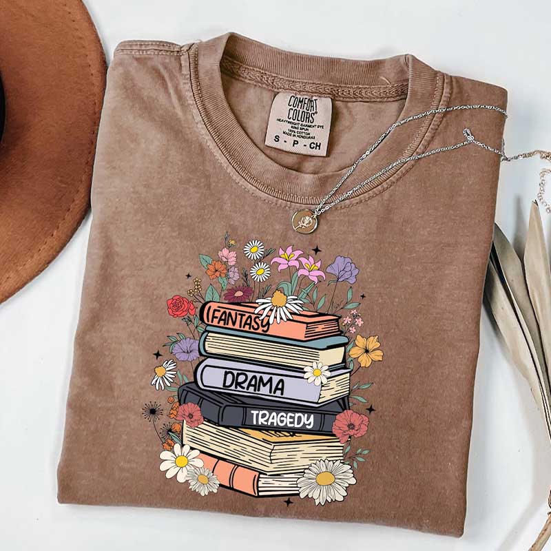 Fantasy Drama Tragedy FDT Book Lover T-Shirt
