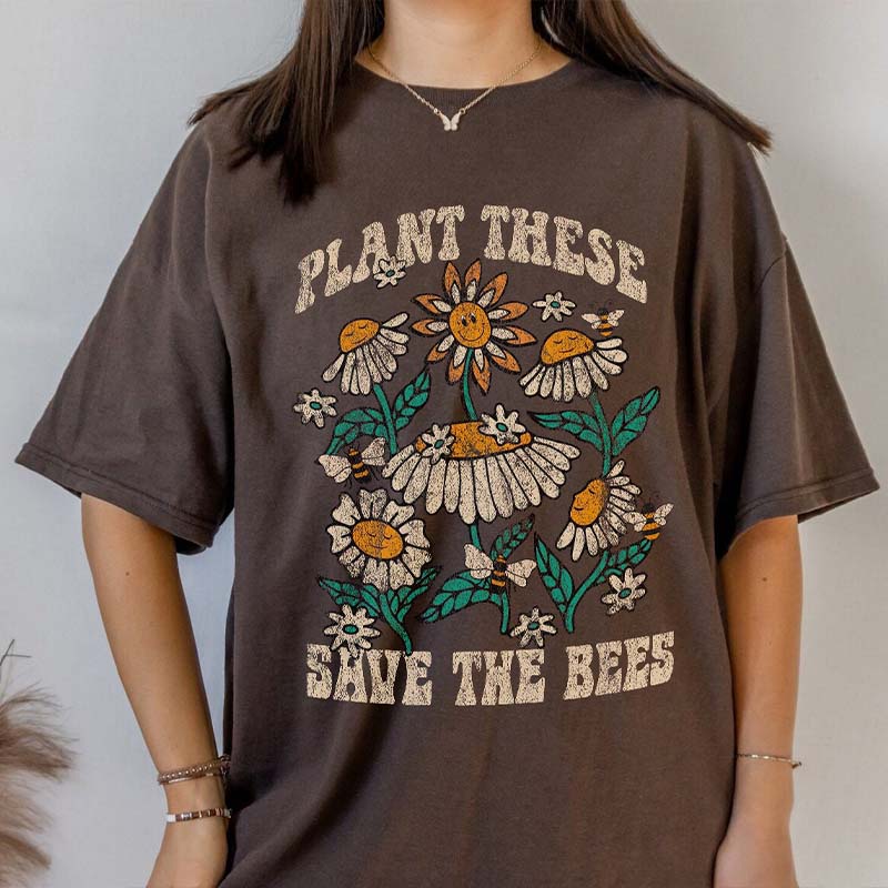 Environment Plant Lady 70’s Inspired T-Shirt