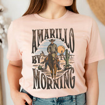 Amarillo By Morning Cowboy T-Shirt