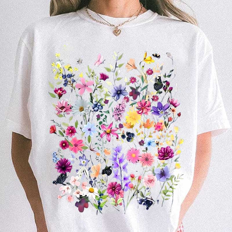 Vintage Floral Spring T-Shirt