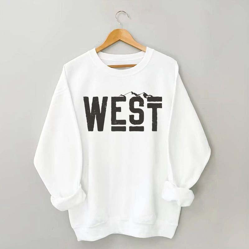 Ski Mountain Snowboard Sweatshirt
