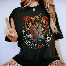 Boho Christian Religious Gift Jesus T-Shirt
