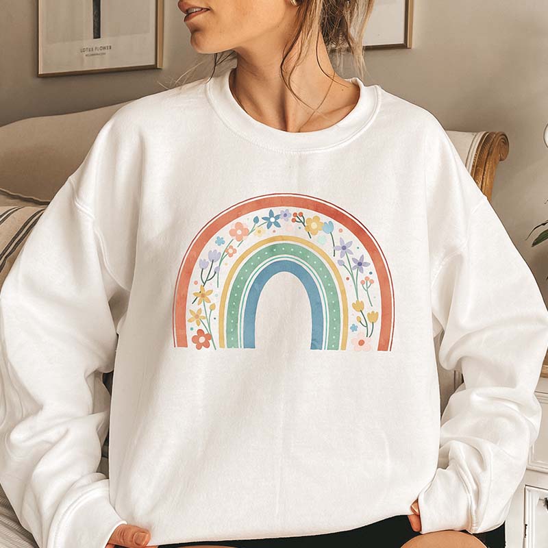 Rainbow Wildflowers Best Gift Sweatshirt