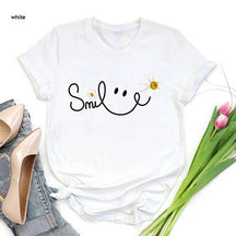 Daisy Smile Face Floral T-Shirt