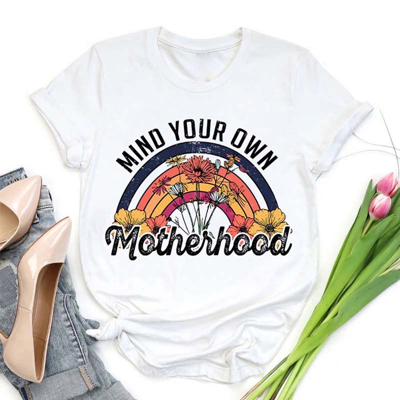 Boho Hippie Mom Motherhood T-Shirt