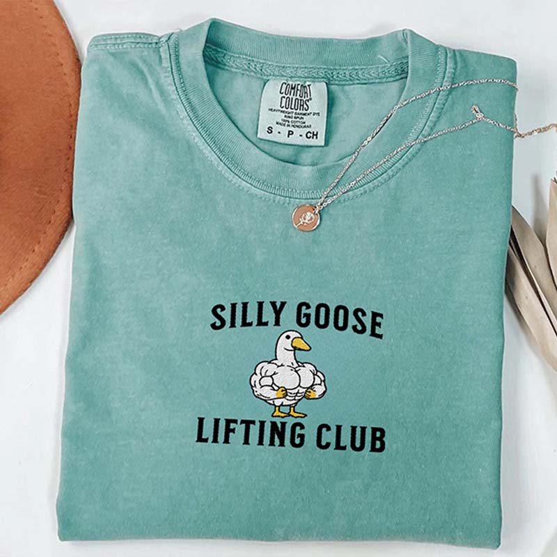 Workout Silly Goose Powerlifting T-Shirt