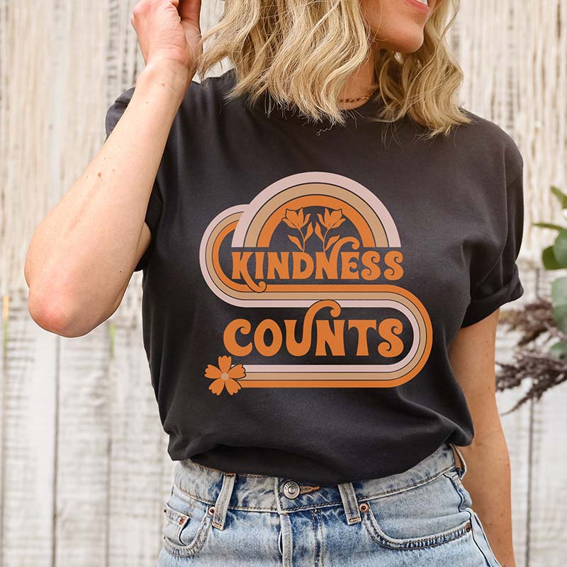 Retro Kindness Counts T-Shirt