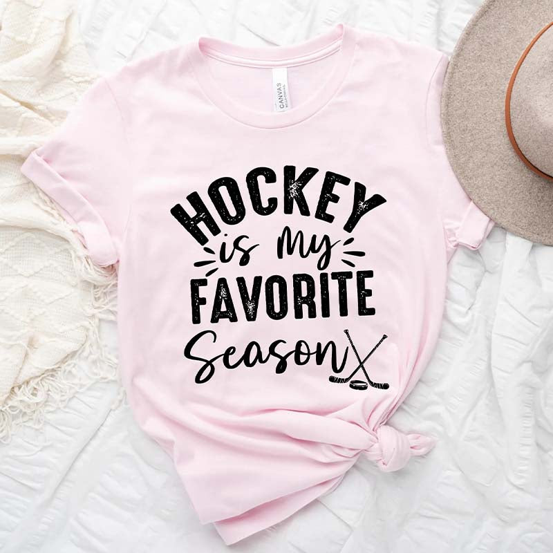 Funny Hockey Is My Favorite Season T-Shirt