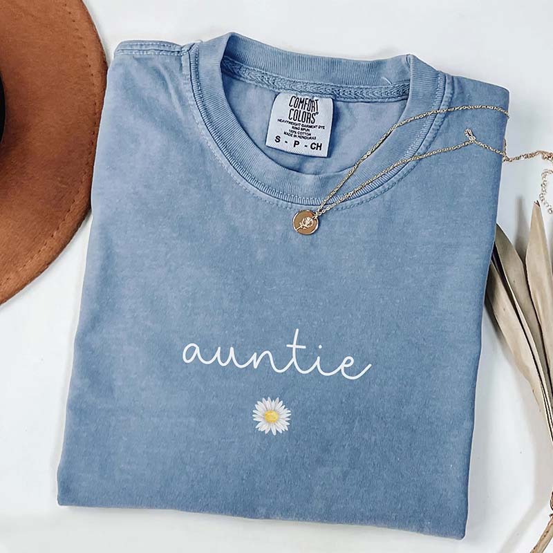 Comfort Colors Favorite Auntie Daisy T-Shirt