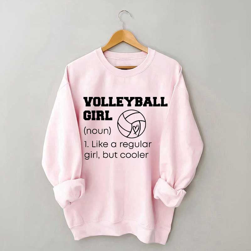 Volleyball Girl Explanation Sweatshirt