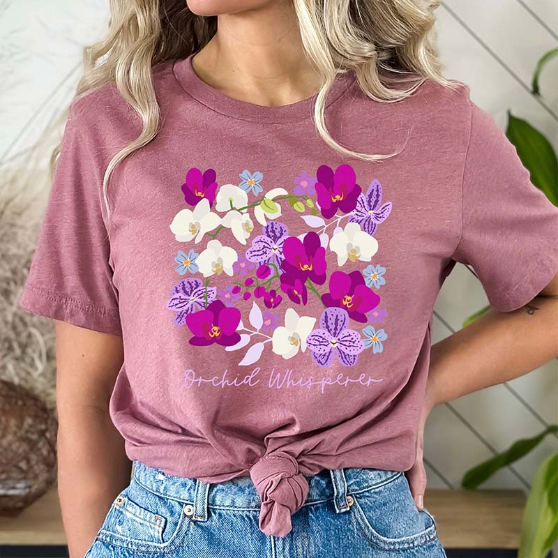 Orchid Whisperer lovers T-Shirt