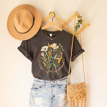Wild Flower Graphic Plant T-Shirt