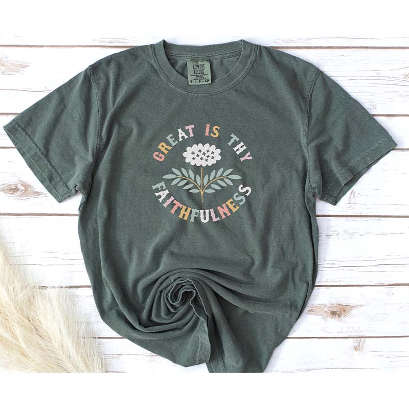 Great is thy Faithfulness Christian T-Shirt