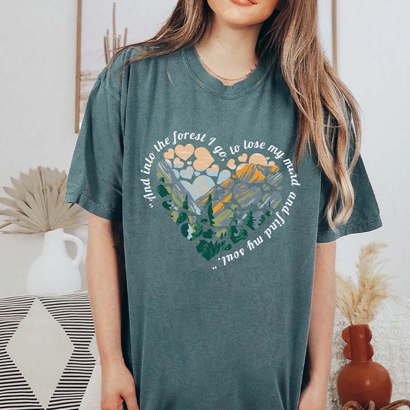 omfort Colors Women Hiking Camping T-Shirt