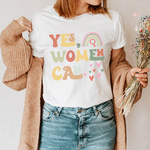 Yes Women Can Feminist T-Shirt