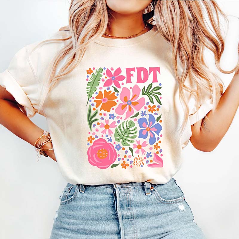 Subtle Anti Trump Protest Flower T-Shirt