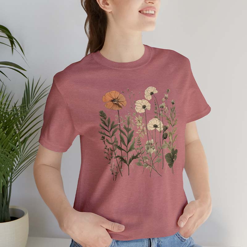 Wildflower Plant Nature Lover T-Shirt