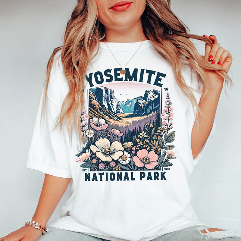 Yosemite Wildflower National Park T-Shirt