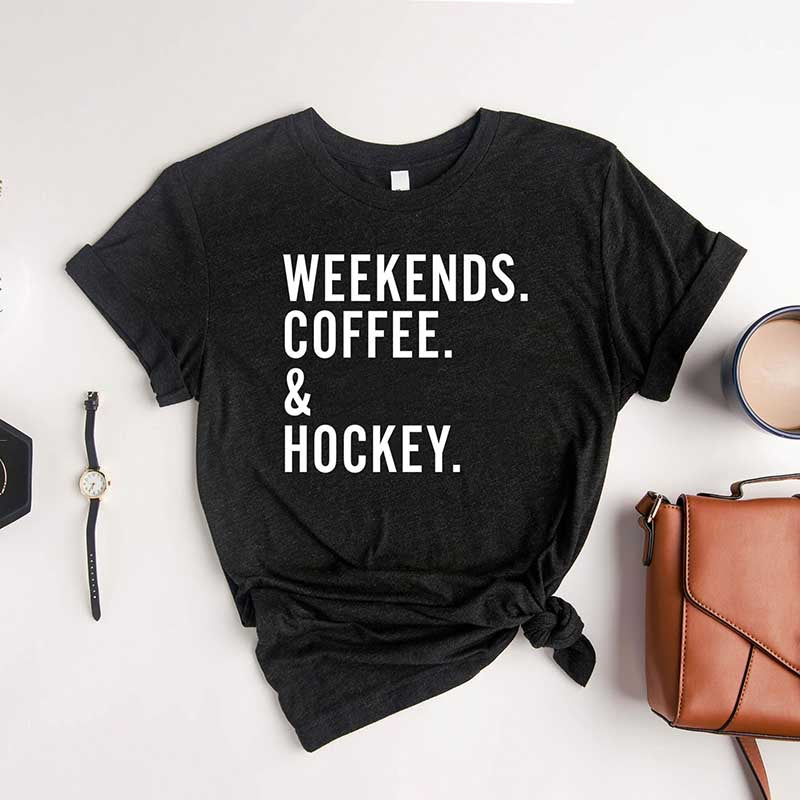 Weekends Coffee And Hockey T-Shirt