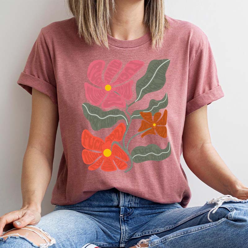 Subtle Protest Design FDT Floral T-Shirt