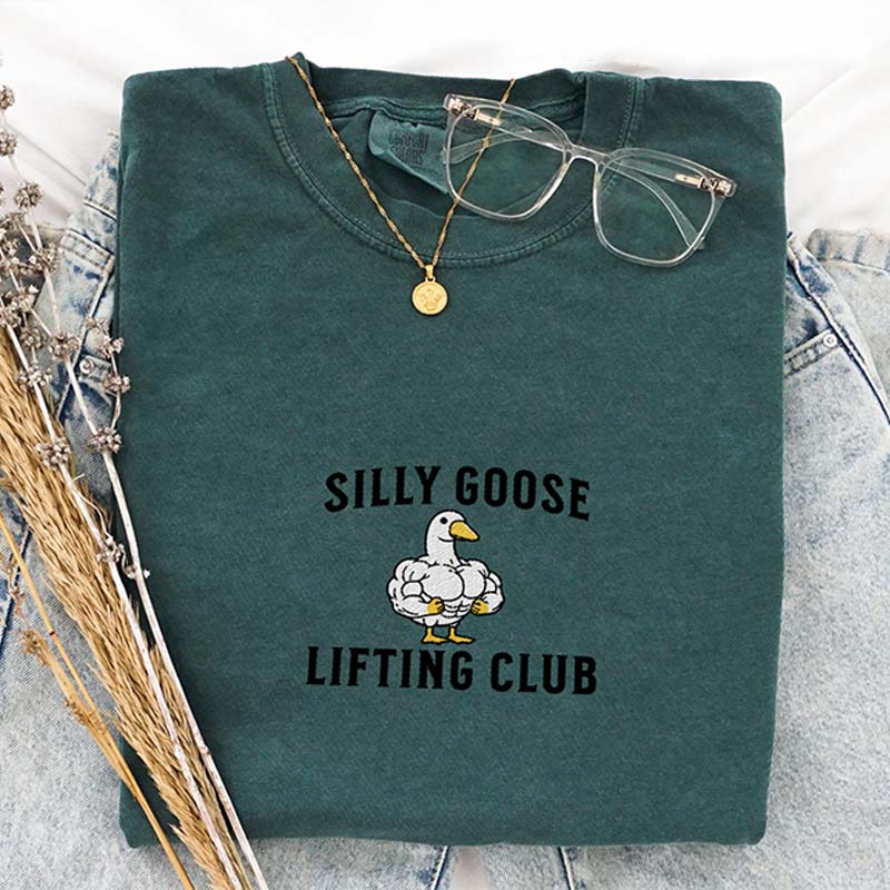 Workout Silly Goose Powerlifting T-Shirt