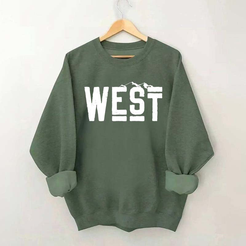 Ski Mountain Snowboard Sweatshirt