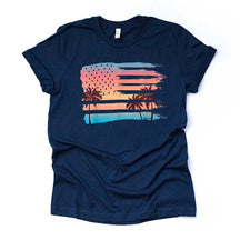 Patriotic Beach Flag T-Shirt