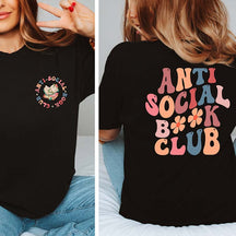 Anti Social Book Club Reading T-Shirt