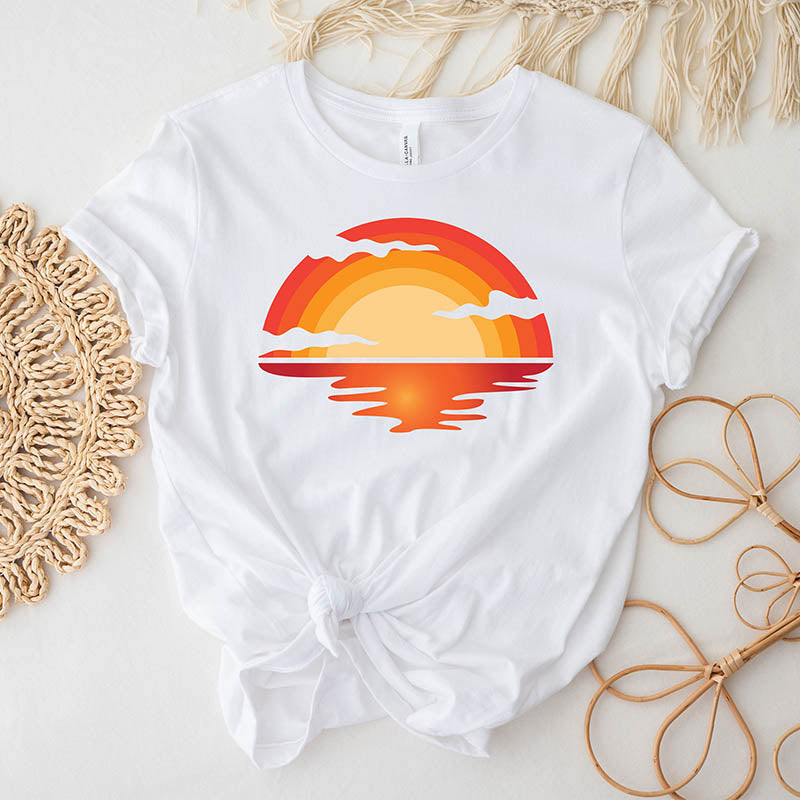 Sunset Sunshine Beach T-Shirt