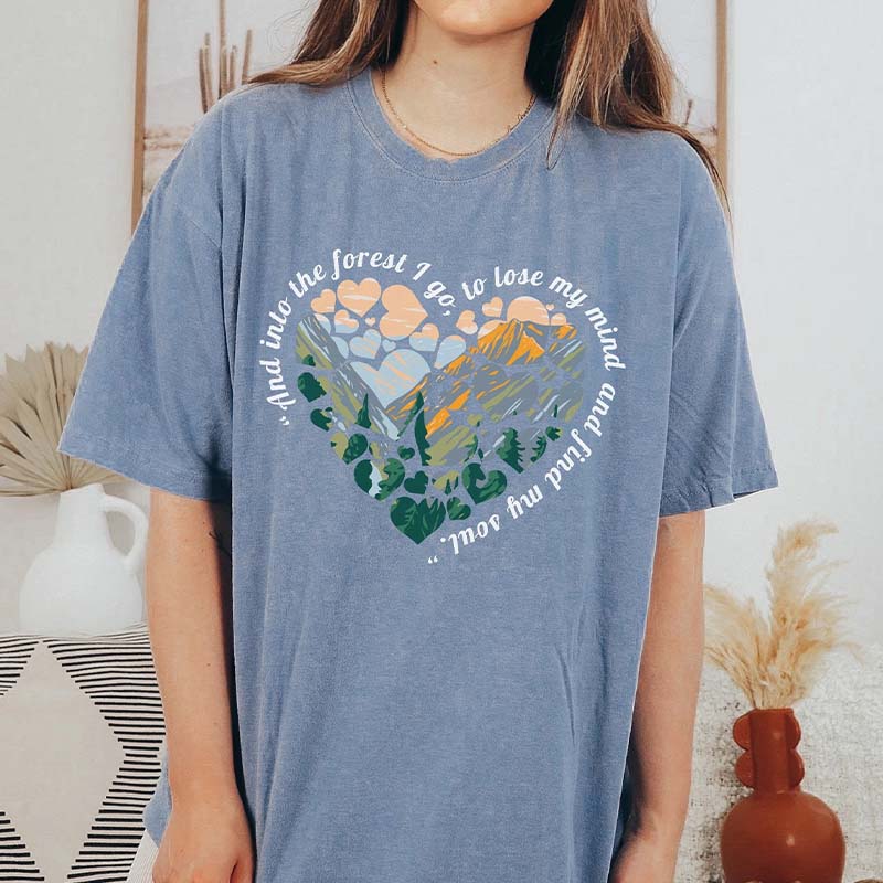omfort Colors Women Hiking Camping T-Shirt