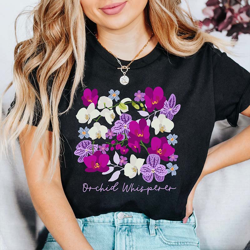 Orchid Whisperer lovers T-Shirt