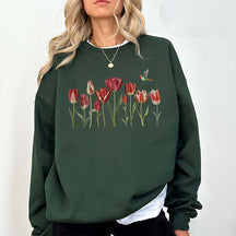 Tulip Lover Minimalist Sweatshirt