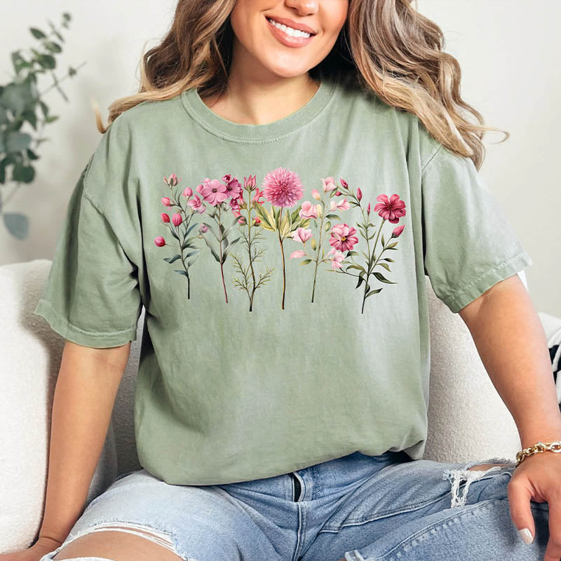 Spring Wildflower Botanical T-Shirt