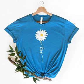 Daisy Love Birth Month Flower T-Shirt