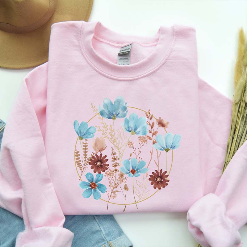 Botanical Flowers Lover Sweatshirt