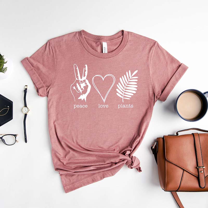 Peace Love Plants T-Shirt