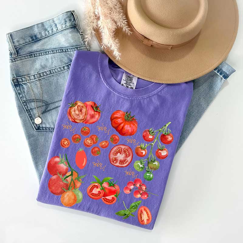Comfort Colors Tomato Vegan Fruit T-Shirt