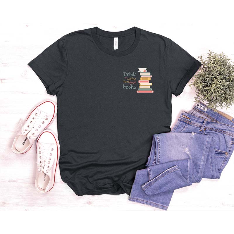 Book Lover Gift Reading Coffee T-Shirt