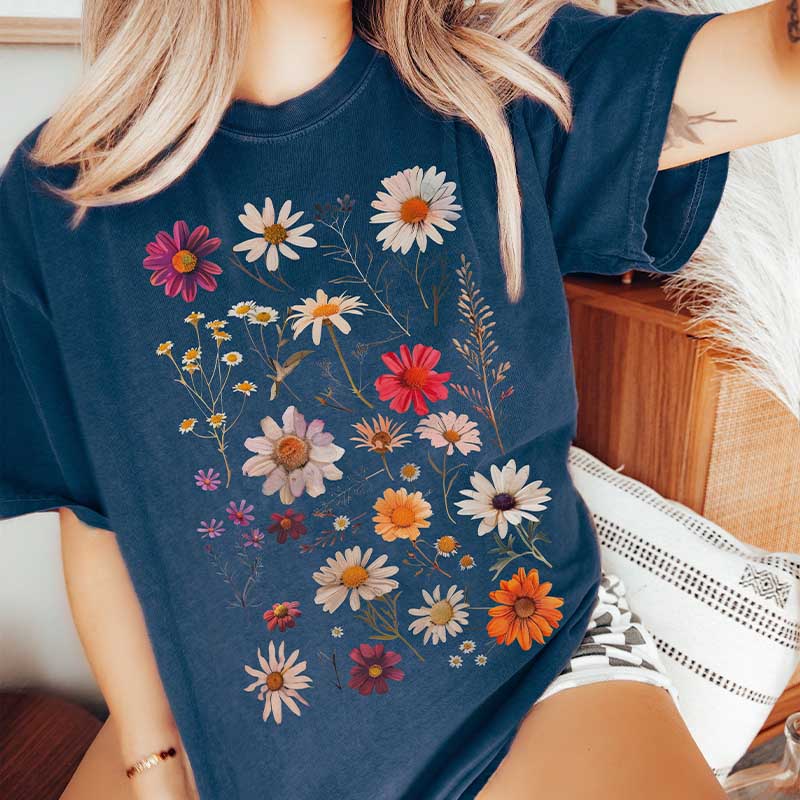 Pressed Flower Daisy T-Shirt