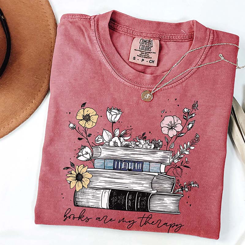 Book Are My Therapy Readers T-Shirt