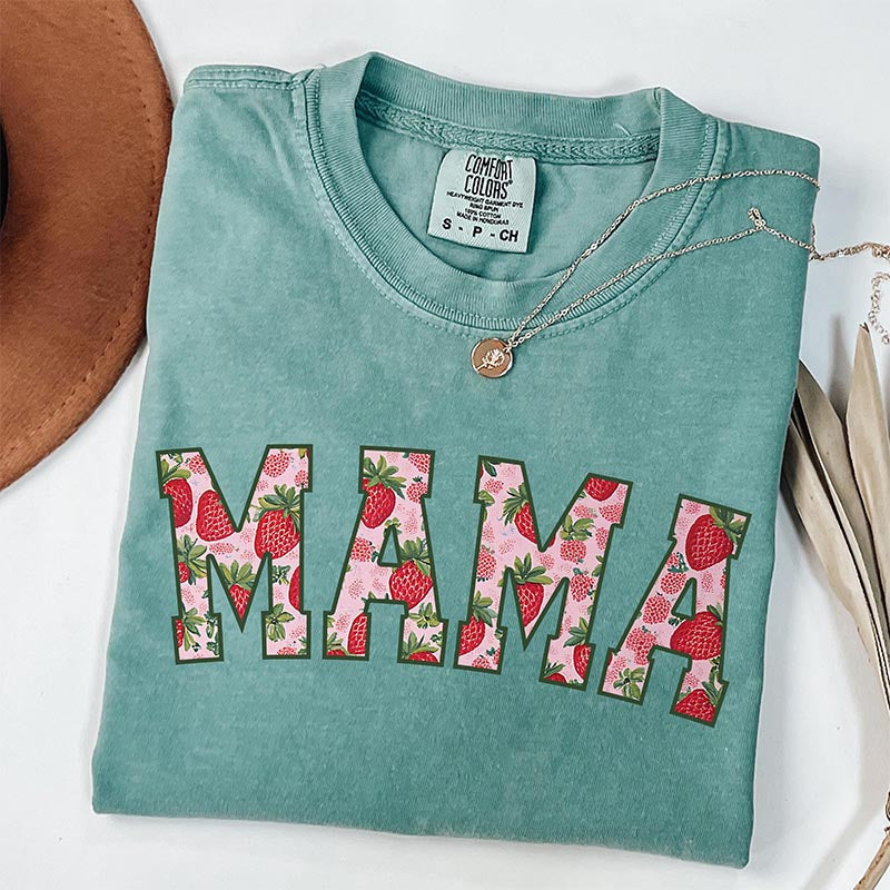 Strawberry Mama Mothers Day T-Shirt