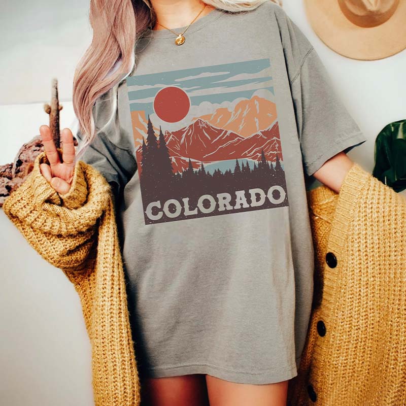 Colorado Graphic Rocky Mountains T-Shirt